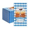 100 Pcs Oktoberfest Paper Napkins 3-Ply Disposable Bavarian Blue and White Checkered Napkins Oktoberfest Luncheon Beverage Napkins for Oktoberfest Decorations Party Supplies Beer Holiday Table Decor view 1