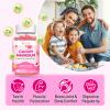 2 Pack Calcium Magnesium Zinc Gummies with Vitamin D3 B12, Calcium Supplements for Women Men, Peach Flavor 120 Cts view 4