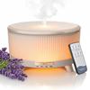 20-Hour Long-Lasting Aromatherapy, 500ML Large Essential Oil Diffuser: Ultrasonic Cool Mist Humidifier with Remote Control, 7 Color Lights, Timer, Auto-Off for Home/Bedroom/Yoga (Minimalist White)