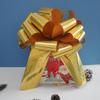 1Pc Giant Gift Bows,16 Inch Giant Car Bow Large Gift Bow Large Christmas Gift Refrigerator New House Bicycle and Party Decoration Giant Gift Packaging Bow (Gold) view 3