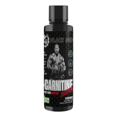 DEXTER JACKSON Black Series L-Carnitine 3500 Mg | 473.28 Ml (31 Serving, Green Apple)