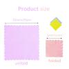 100 Pack Cocktail Napkins 5 x 5 Inch Scalloped Napkins,Colorful Paper Napkins for Party Wedding Shower Baby Beverage Dinner Birthday2-Ply4 Macaron Colors  view 3