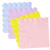 100 Pack Cocktail Napkins 5 x 5 Inch Scalloped Napkins,Colorful Paper Napkins for Party Wedding Shower Baby Beverage Dinner Birthday2-Ply4 Macaron Colors  view 4