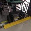 WHGABADE Garage Ramp Edge Threshold Ramps for Doorways, Rubber Kerb Ramps Accessibility Wheelchair Access Light Plastic for Wheelchair Scooter Sweeping Robot 23 Sizes/Yellow/100 * 20 * 9Cm view 3