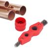 2 PCS Copper Pipe Cleaner, 4-in-1 Copper Pipe Deburring Tool with Chamfering Device 2 PCS Cleans Copper Tubes and Fittings Copper Pipe Reamer for Pvc Ppr Copper Brass Aluminum Pipes view 4