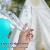 24 Pcs Clear Plastic Champagne Flutes, Hard Disposable Plastic Champagne Glasses, One Piece Design Wine Glasses Cocktail Cups for Home Daily Life Party Wedding Toasting Drinking (24Pcs-6OZ/180ML) view 4