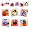 AXYEEUR 200 Pcs Halloween Candy Bags, 6 Styles Cellophane Bags for Party Favors Supplies view 1