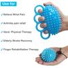 Berfea Hand Exerciser Ball, Hand Grip Strength Trainer Finger Extension Exerciser Massager Squeeze Balls for Therapy Arthritis and Carpal Tunnel, Stress Relief, Set of 2 view 2