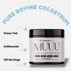 Optimal Prime - MUUU Bovine Colostrum Supplement and Superfood Powder for Gut Health, Bloating, Immune Support, Hair, Skin, and Nails Unflavored, 120 Servings view 3