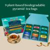 VAHDAM, Limited Edition - Hanukkah Tea Gift Basket | 9 Delicious Variety Pyramid Tea Bags | Perfect Hanukkah Gift for Friends and Family view 3
