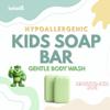 KELEBS Hypoallergenic Kids Soap Bar | Organic & Gentle Body Wash for Children | Natural Ingredients Chamomile, 7 Bars view 3