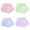 100pcs Pastel Rainbow Cocktail Napkin 2 Ply 5 x 5 Inch Paper Scallop Fan-Shaped Soft Paper Rainbow Napkin for Wedding Birthday Party Bridal Anniversary Baby Shower Supplies Table Decor view 1