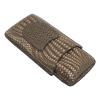 3 Finger Leather Cigar Case , Good Breathability Portable Leather Cigar Case Elegant Fashionable for Business for Travel (#2)