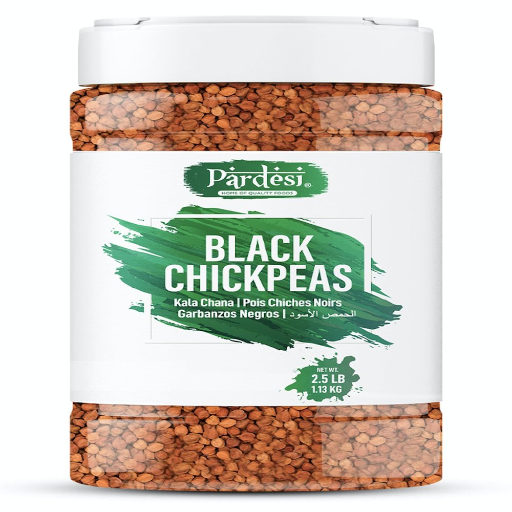 PARDESI 4LB Black Gram Kala Chana I Desi Chickpeas I - 4LB (1.8KG) I Black Dry Chickpeas I Garbanzo Beans I Vegan I High Protein I High Fiber I Non GMO I Indian Origin