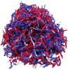 Stephanie Imports Made In USA 3-Ply Crinkle Cut Shredded Paper 2 lbs (Red, White & Blue Patriotic Blend) view 2