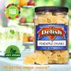 Delicious Dried Pineapple Chunks by It's Delish - 2.5 Lbs Reusable Jumbo Container | Lightly Sweetened Candied Fruit, Low Sugar, Vegan & Kosher Dry Fruit Snacks view 3