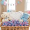 Stephanie Imports Made In USA 3-Ply Crinkle Cut Shredded Paper 2 lbs (Baby Blue and Pink Blend) view 4