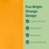 SimuLinen Bright Orange Disposable Paper Napkins, 3-Ply, 13in x 13in - 30 Pack - Simplicity Collection, Perfect for Birthday or Dessert Parties view 3