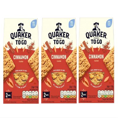 Generic Porridge To Go Cinnamon Squares, 55 g, Pack of 6