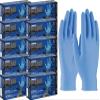 1000 Count Large Heavy Duty Disposable Nitrile Gloves Powder Free With Textured Grip 3 Mil view 1