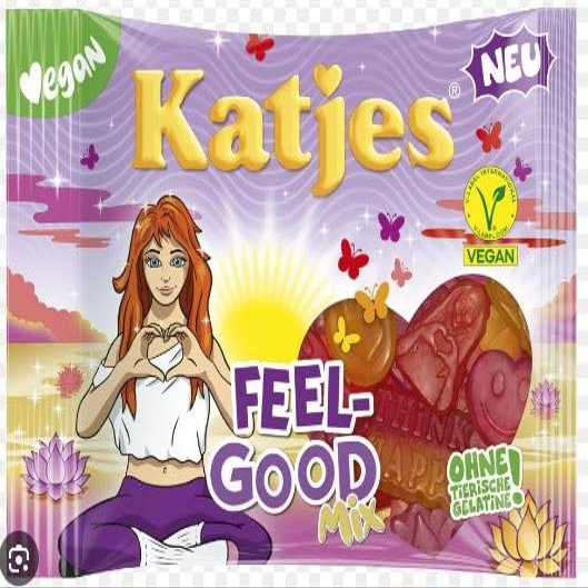 Katjes Feel Good Gummies 175g, Orange
