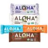 Aloha Protein Bars Organic Plant Based Protein Bars | 5 Flavors | Chocolate Caramel Pecan, Coconut Chocolate Almond, Vanilla Almond Crunch, PB Choco Chip, Choco Chip Cookie Dough| 1.98-Ounce Bars (Pack of 12) | Low Sugar, Gluten-Free bundled by OMNIC view 1