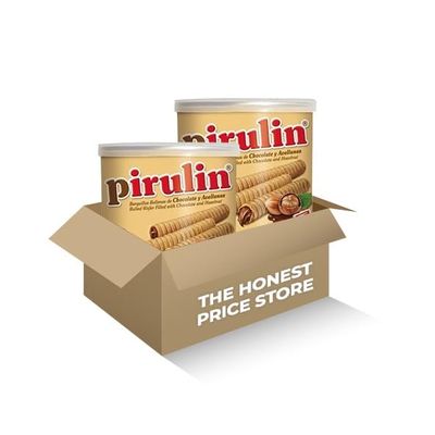 Pirulin Wafer Filled with Hazelnut and Chocolate (2 Pack/300 gr) Pirulin Venezolano Pirulin Barquilla Rellena de Avellanas y Chocolate (2 Paquetes/300 gr) The Honest Price Store. Hecho En Venezuela.