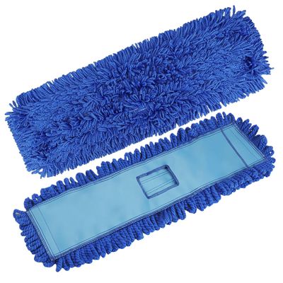 2 Pack 36 inch Fiber Microfiber Dust Mop Head Replacements Pads, Large Commercial Mop Head Replacement for Industrial Dust Mop Head Floor Cleaning, Office, School, Restaurant, Hospital Reusable