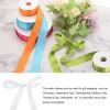 Rebower 1 1/2 Inch 50 Yard Satin Ribbon Thick Double Face Grosgrain Silk Ribbon, [for Gift Wrapping, Hair Bows, Wedding, Cake, Flower] - White view 3