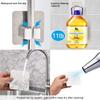 BUUEERR Pack of 2 Mop Holders Self-Adhesive Sticker Broom Gripper for Wall-Mounted Cleaning Tools Organizer view 3