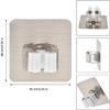 BUUEERR Pack of 2 Mop Holders Self-Adhesive Sticker Broom Gripper for Wall-Mounted Cleaning Tools Organizer view 4