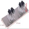 BUUEERR Pack of 2 Mop Holders Self-Adhesive Sticker Broom Gripper for Wall-Mounted Cleaning Tools Organizer view 4
