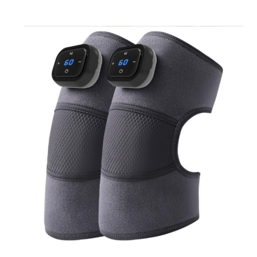 1pc Heated Knee Massager Warm Heat Knee Massage Shoulder Massage Knee Warm for Arthritis,Stretched Ligament,Swelling Stiff Joints and Muscles Injuries,Gifts for Mom,Dad,Family and Friend