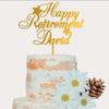 Personalized Happy Retirement Cake Topper, Custom Retirement Cake Topper for a Man Woman, Retirement Cake Decorations, Custom Any Name Retirement Party Cake Decoration, Cake Ideas Picture view 4