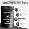 Hibernate Tape Nose Strips 30 count Sleep Better Nasal Strips Medical Grade Hypoallergenic Gentle Strips for Sensitive Skin Pain Free Removal Nasal Strips for Better Sleep, Black view 2