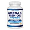 Arazo Nutrition Wild Caught Omega-3 Fish Oil Concentrate  4,080mg per Serving  High EPA 1200mg & DHA 900mg  90 Burpless Lemon Softgels view 1