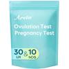 Areta Ovulation & Pregnancy Test Strips: 30 Ovulation Strips & 10 Pregnancy Tests Combo Kit | Accurate at-Home Fertility Tracker | Highly Sensitive Early Pregnancy Detection | 30 LH + 10 HCG view 1