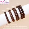 AD Beads Handmade Gemstone Stretch Elastic Bracelet Crystal Healing Reiki Nature's Beauty and Spiritual Essence Unisex (8mm, Smoky Quartz (Clarity and Amplification)) view 2