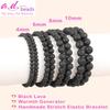 AD Beads Handmade Gemstone Stretch Elastic Bracelet Crystal Healing Reiki Nature's Beauty and Spiritual Essence Unisex (10mm, Black Lava (Warmth Generator)) view 2