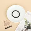 AD Beads Handmade Gemstone Stretch Elastic Bracelet Crystal Healing Reiki Nature's Beauty and Spiritual Essence Unisex (10mm, Black Lava (Warmth Generator)) view 3