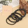 AD Beads Handmade Gemstone Stretch Elastic Bracelet Crystal Healing Reiki Nature's Beauty and Spiritual Essence Unisex (10mm, Black Lava (Warmth Generator)) view 4