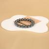AD Beads Handmade Gemstone Stretch Elastic Bracelet Crystal Healing Reiki Nature's Beauty and Spiritual Essence Unisex (6mm, Hematite (Healing and Health)) view 3