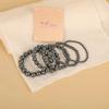 AD Beads Handmade Gemstone Stretch Elastic Bracelet Crystal Healing Reiki Nature's Beauty and Spiritual Essence Unisex (6mm, Hematite (Healing and Health)) view 4