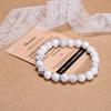 AD Beads Handmade Gemstone Stretch Elastic Bracelet Crystal Healing Reiki Nature's Beauty and Spiritual Essence Unisex (6mm, Howlite (Calmness for Sleep)) view 3