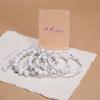 AD Beads Handmade Gemstone Stretch Elastic Bracelet Crystal Healing Reiki Nature's Beauty and Spiritual Essence Unisex (6mm, Howlite (Calmness for Sleep)) view 4