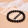 AD Beads Handmade Gemstone Stretch Elastic Bracelet Crystal Healing Reiki Nature's Beauty and Spiritual Essence Unisex (4mm, Black Tourmaline (Best protection)) view 3