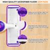 Reusable Mop Pads Compatible with Swiffer PowerMop, Microfiber Pads Replacement Washable Refills Pads for Dry Wet Cleaning, Spray Mops Pads Floor Mop Head for Hardwood Cleaning, 7 Pack view 3