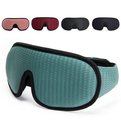 3D Sleeping Eye MaskBlock Out Light Soft Padded Travel Sleeping Aid Eyemask for Women and Men Smart Eye Mask for Relax Eye, Reduce Eye Strain (Green)