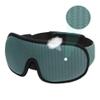 3D Sleeping Eye MaskBlock Out Light Soft Padded Travel Sleeping Aid Eyemask for Women and Men Smart Eye Mask for Relax Eye, Reduce Eye Strain (Green) view 2