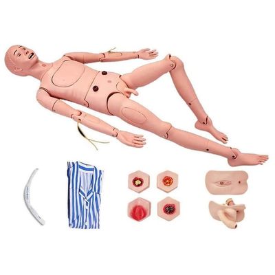 MAHWER Human Anatomical Model Nursing Skills Training Manikin Male and Female Nursing Manikin for Teaching at School of Nursing Medicine
